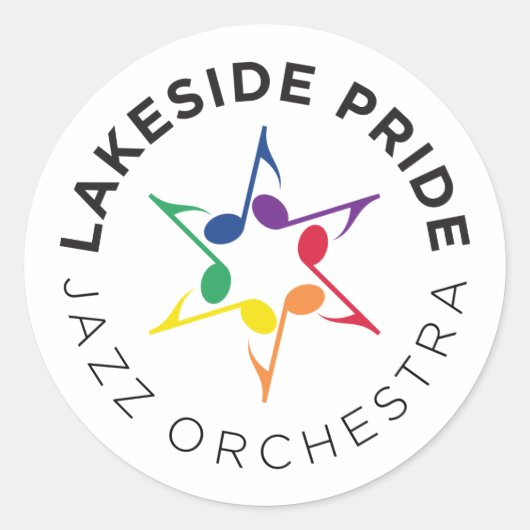 Jazz Orchestra Sticker (Voorkant)