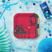 Jazz Papieren Bordje (Feest)