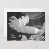 Jazz Pianist Duke Ellington Briefkaart (Voorkant / Achterkant)