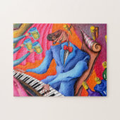 Jazz pianist legpuzzel (Horizontaal)