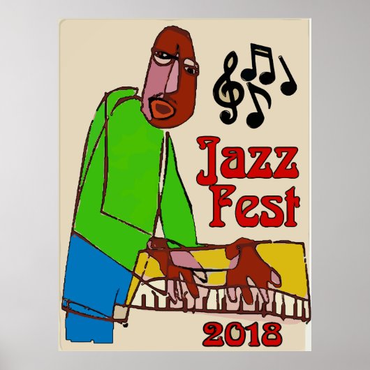 Jazz Piano 2018 Poster (Voorkant)