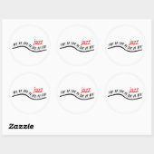 Jazz Piano Ronde Sticker (Vel)