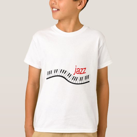 Jazz Piano T-shirt (Voorkant)
