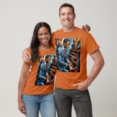 Jazz Pianospeler Abstract Art Shirt (Unisex)
