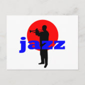 Jazz Player Briefkaart (Voorkant)