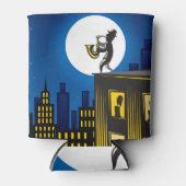 Jazz Player Building  Stad Blikjeskoeler (Voorkant)