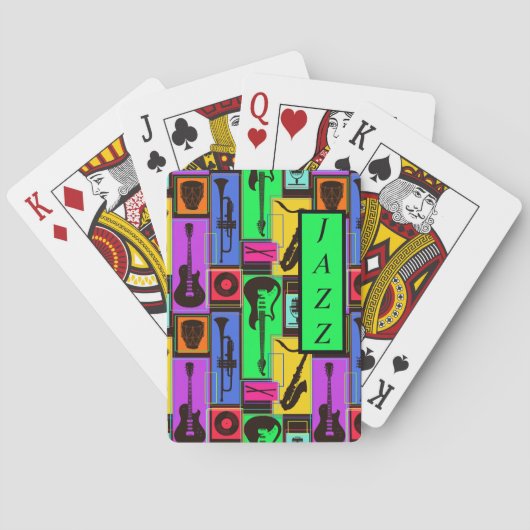 Jazz Pokerkaarten (Achterkant)