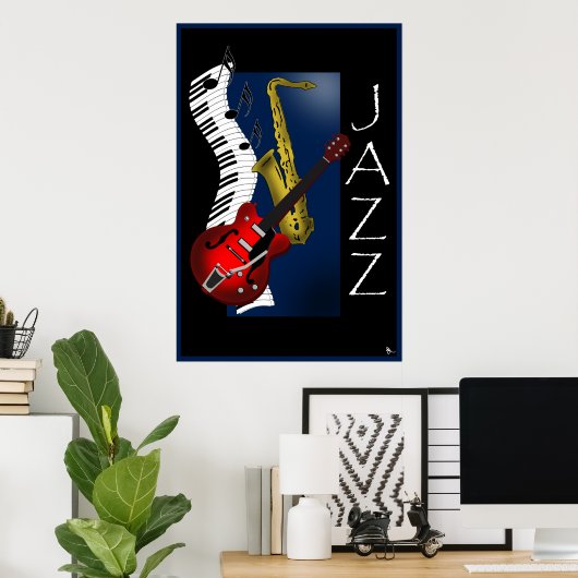 Jazz Poster (Thuiskantoor)
