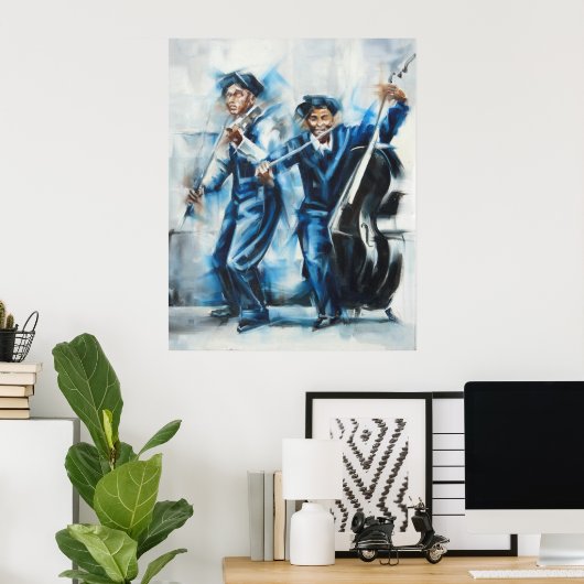 Jazz poster (Thuiskantoor)