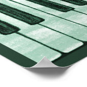 Jazz Poster Green (Hoek)