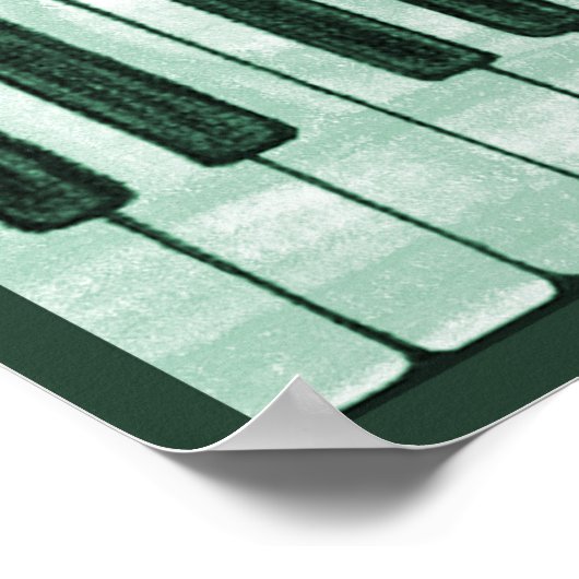 Jazz Poster Green (Hoek)