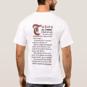Jazz Psalm XXIX T-shirt (Achterkant)