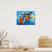 Jazz punks poster (Keuken)