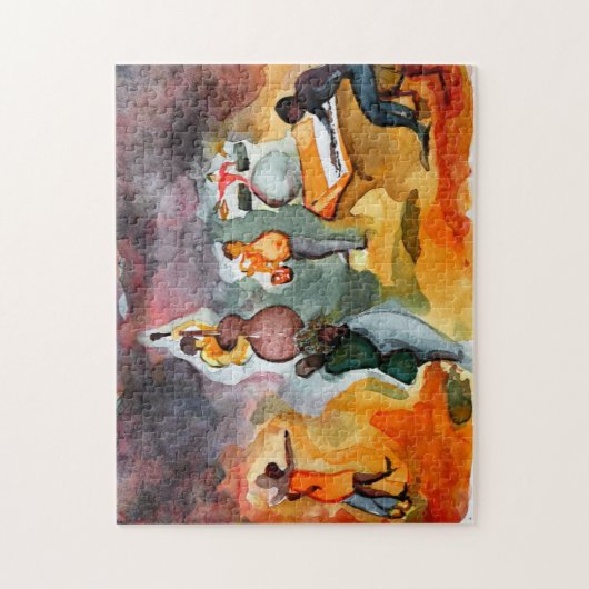 Jazz puzzle legpuzzel (Verticaal)