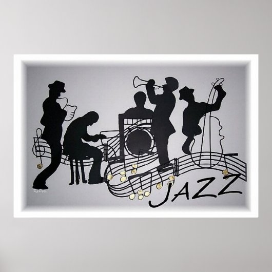 Jazz Quartet Poster (Voorkant)