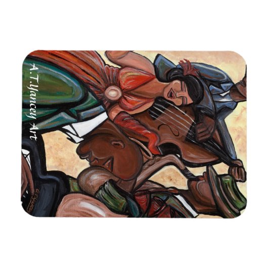 Jazz Quartet Premium Flexi Magnet Magneet (Horizontaal)