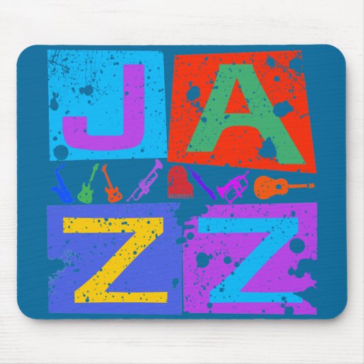 JAZZ RETRO MUISMAT (Voorkant)