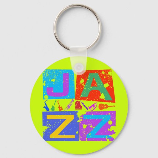 JAZZ RETRO SLEUTELHANGER (Voorkant)