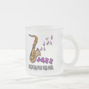 JAZZ - RHYTHM VOOR DE SOUL MATGLAS KOFFIEMOK