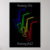 JAZZ - Roaring 20s - Roaring JAZZ Poster (Voorkant)
