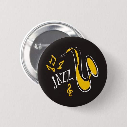 JAZZ RONDE BUTTON 5,7 CM (Voorkant /achterkant)