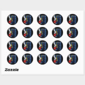 Jazz Ronde Sticker (Vel)