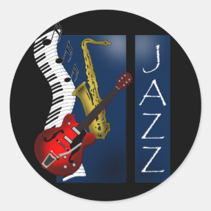 Jazz Ronde Sticker