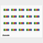Jazz Ronde Sticker (Vel)