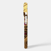 Jazz, Sax, Goud, Steampunk Art, Gouden luxe Case-Mate iPhone Case (Achterkant / Links)