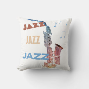 Jazz Saxofoon Moderne Kunst Kussen
