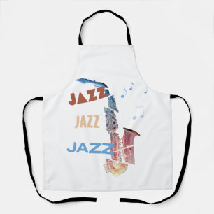 Jazz Saxofoon Moderne Kunst Schort