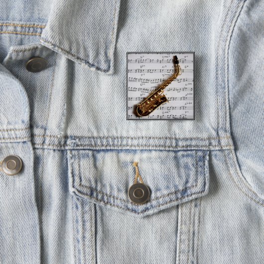 Jazz Saxophone Button (In situ)