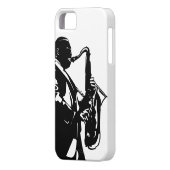 jazz saxophone Case-Mate iPhone case (Achterkant Links)