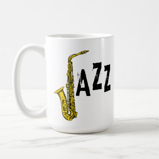 Jazz Saxophone Koffiemok (Links)