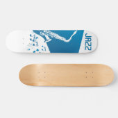 Jazz Saxophone Persoonlijk Skateboard (Horizontaal)