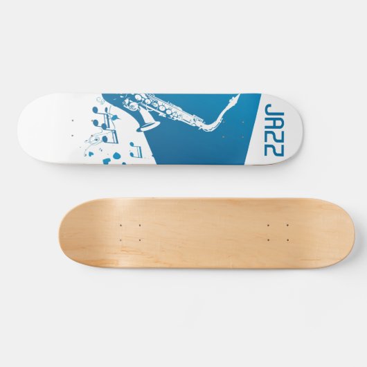 Jazz Saxophone Persoonlijk Skateboard (Horizontaal)