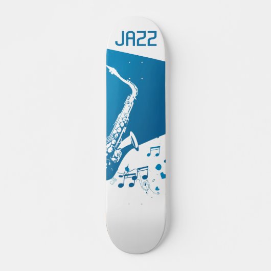 Jazz Saxophone Persoonlijk Skateboard (Voorkant)