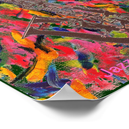 Jazz Saxophone Poster (Hoek)