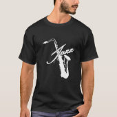 Jazz Saxophone T-shirt (Voorkant)