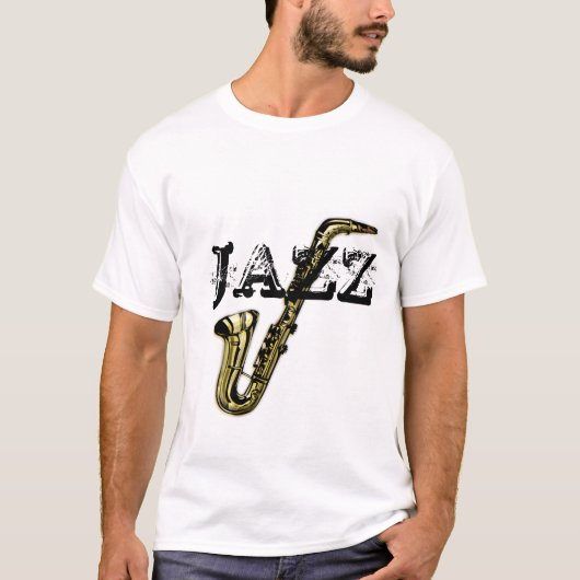 Jazz Saxophone T-shirt (Voorkant)