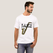 Jazz Saxophone T-shirt (Voorkant volledig)