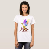 Jazz Saxophone T-shirt (Voorkant volledig)