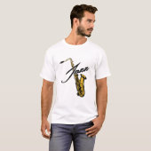 Jazz Saxophone T-shirt (Voorkant volledig)