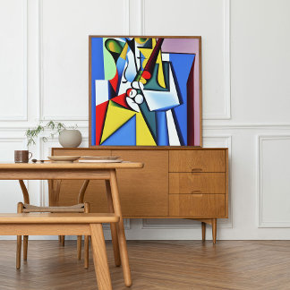 Jazz Saxophonist | Cubaanse kunst door Kubilay An Poster