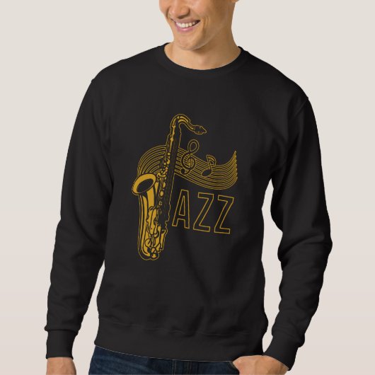 Jazz Saxophonist Gift Trui (Voorkant)