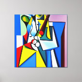 Jazz Saxophonist | kunst door Kubilay An Canvas Afdruk (Voorkant)