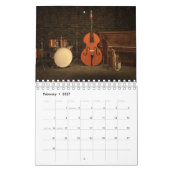 Jazz Scene Collectie Showcase Wall Agenda Kalender (Feb 2027)