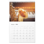 Jazz Scene Collectie Showcase Wall Agenda Kalender (Jan 2026)