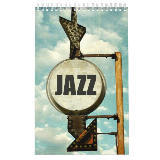 Jazz Scene Collectie Showcase Wall Agenda Kalender (Hoes)