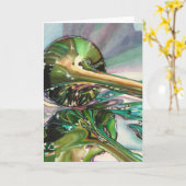 Jazz Shine Blank Note Kaart (Gele Bloem)